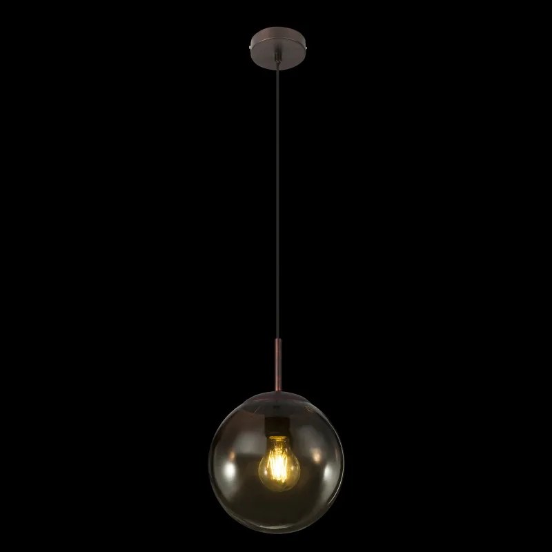 Lustra / Pendul modern 20cm VARUS maro/chihlimbar