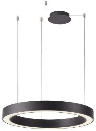 Lustra LED XXL cu telecomanda design circular MARCO 120 CCT BK