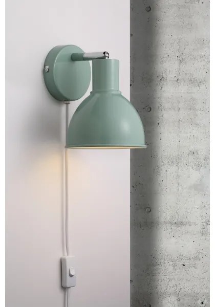 Spot de perete Nordlux POP 1xE27/18W/230V verde-mentă