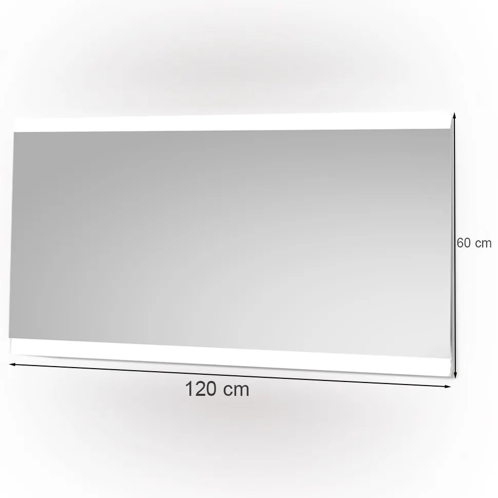Oglindă Liv 120 cu iluminare LED 120x60 cm
