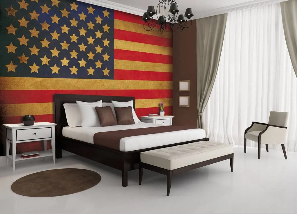 Fototapet - Steagul SUA (254x184 cm), în 8 de alte dimensiuni noi