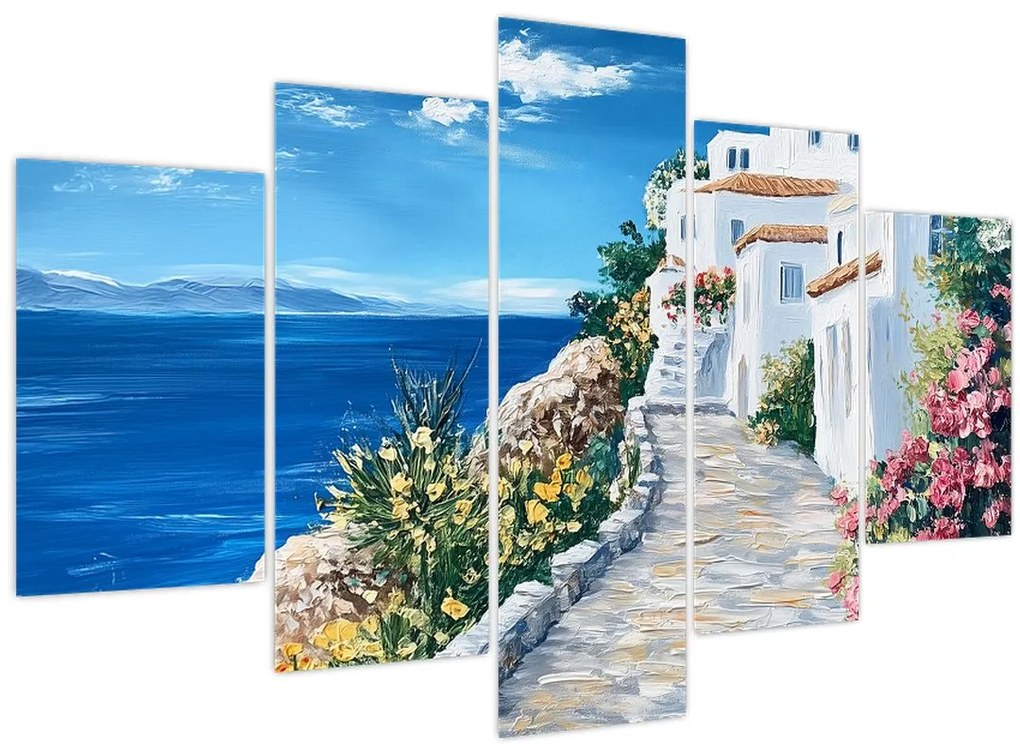 Tablou - Alee lângă mare (150x105 cm)