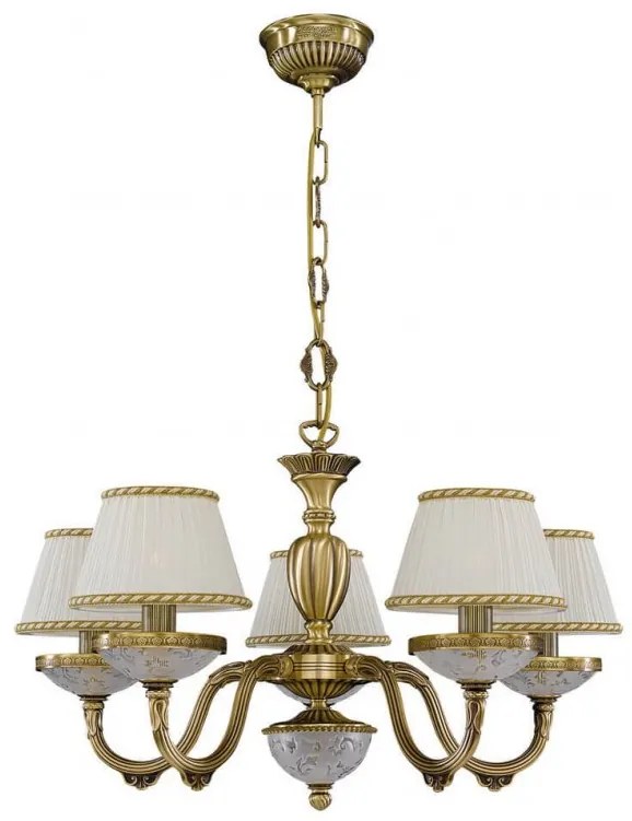 Candelabru din alama 5 brate design italian 6402