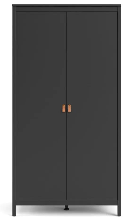 Șifonier Tvilum Madrid, 102x199 cm, negru