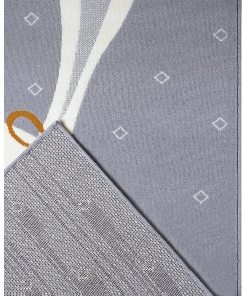 Covor gri pentru copii 170x120 cm Bunny Polly - Hanse Home