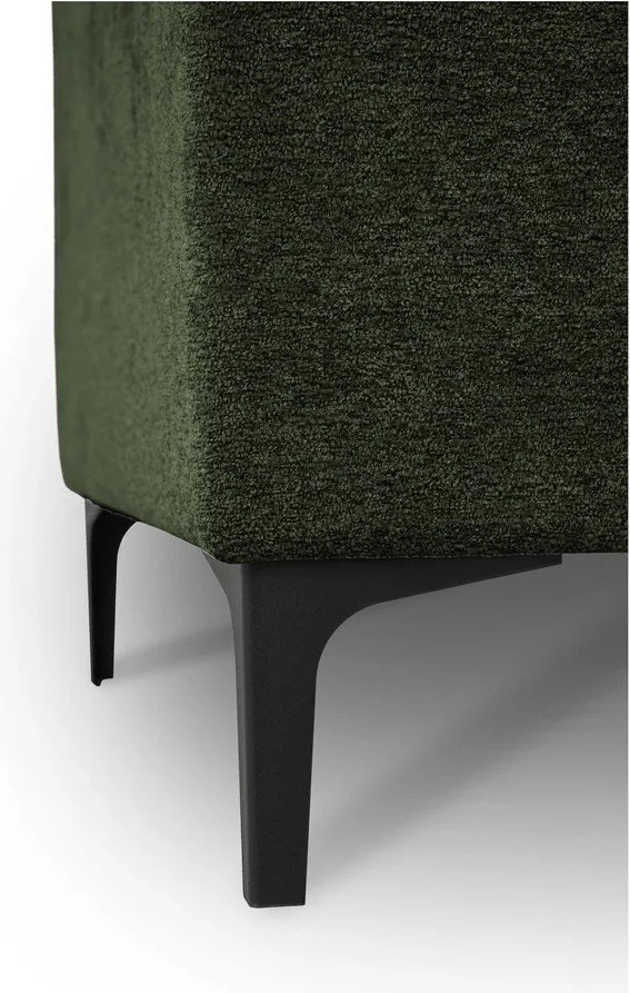 Canapea verde cu tapițerie din chenille 164 cm Copenhagen – Scandic