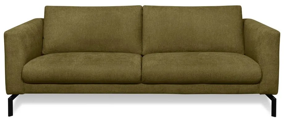 Canapea galben-muștar 216 cm Gomero – Scandic