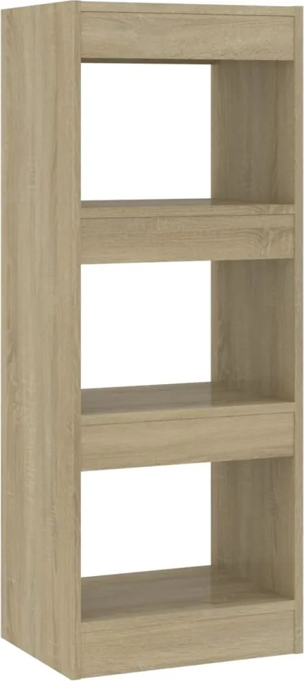 vidaXL Bibliotecă/Separator cameră, stejar sonoma, 40x30x103 cm, PAL