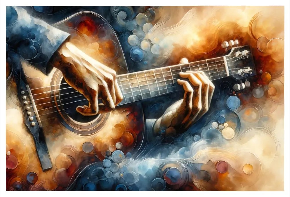 Tablou pasiune muzicală