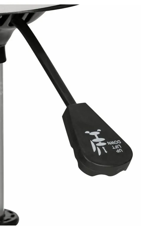 Scaun de birou gri din imitație de piele Kenny – Støraa