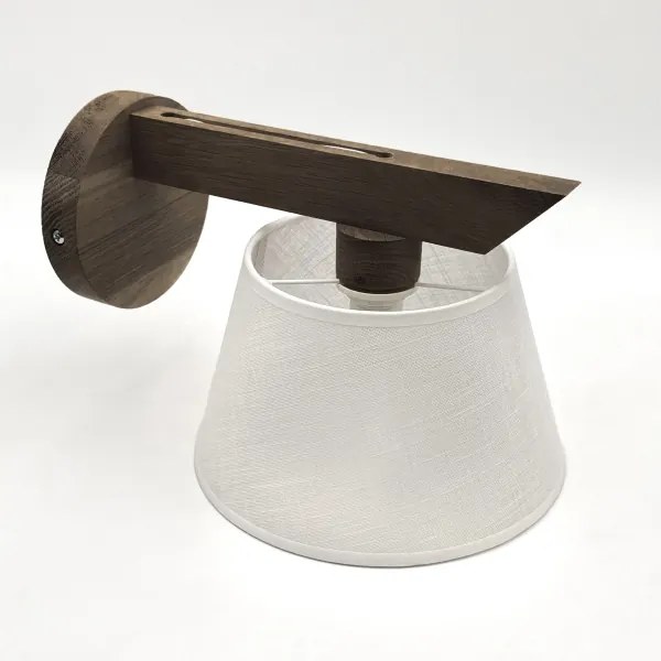 Aplică LED Brilagi ANTHONY 1xE14/40W/230V stejar nuc/alb