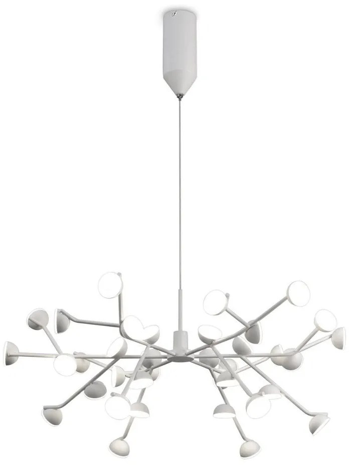 Lustra LED design modern ADN alb Large