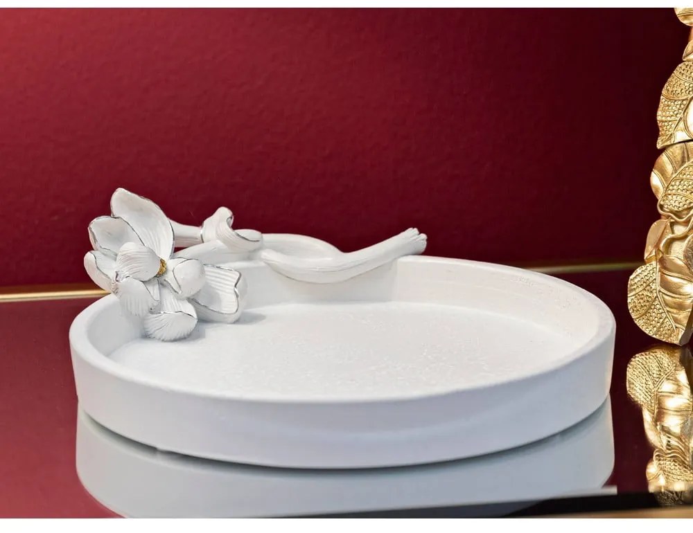 Tavă decorativă din polirășină ø 21 cm Magnolia – Mauro Ferretti