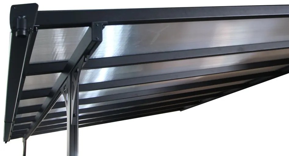 Pergolă de grădină din aluminiu BRUCE F, 436 x 305 cm