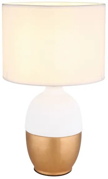 Lampă de masă VALENTINO 1xE14/40W/230V alb Globo 21627W