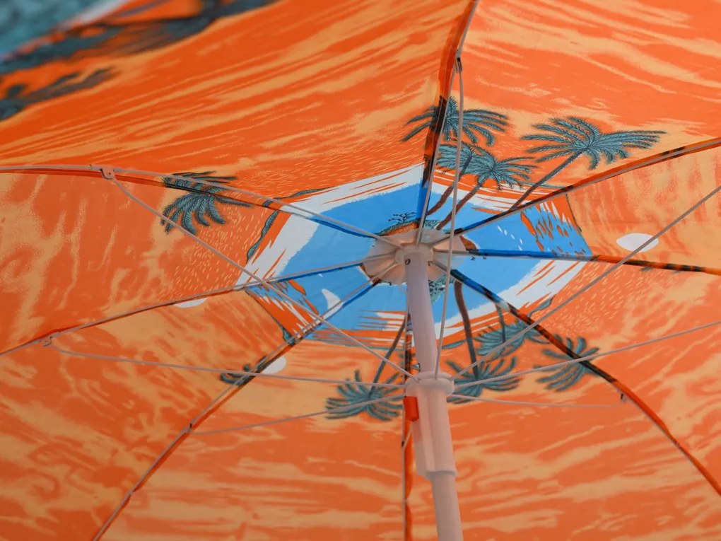 Umbrela de plaja SUNSET BEACH 180 cm, portocalie