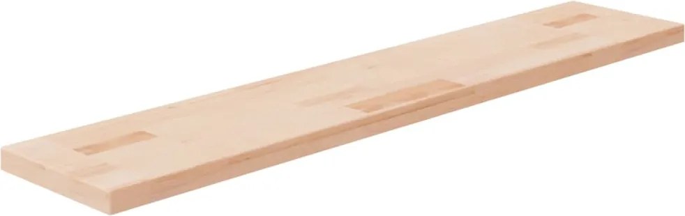 vidaXL Poliță, 100x20x2,5 cm, lemn masiv de stejar netratat
