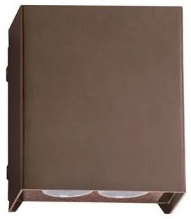 Aplica LED exterior iluminat sus si jos IP65 ELIO corten