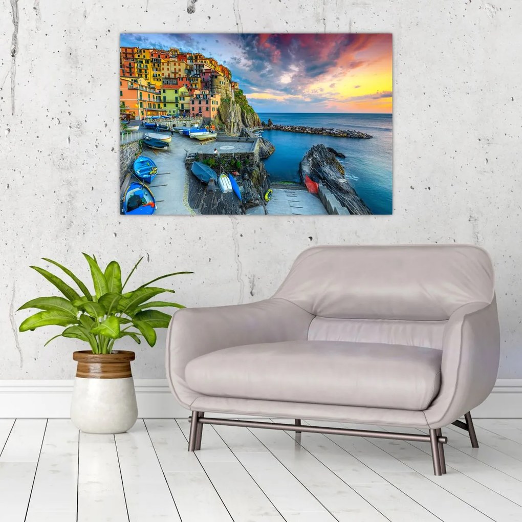 Tablou - Satul mediteranean (90x60 cm)