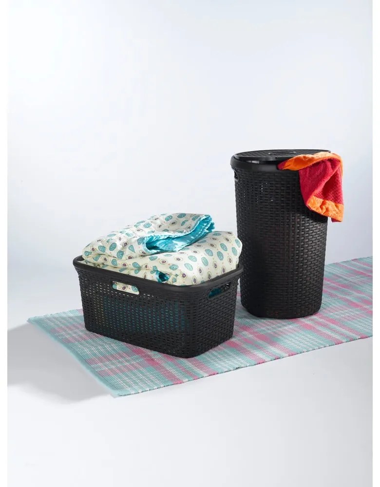 Coș de rufe Curver Style Basket, 45 l, maro