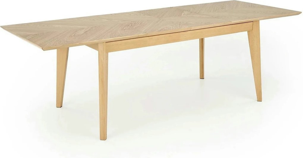 Masa extensibila EDMONDO, stejar, PAL laminat/furnir, 160/240x90x75 cm