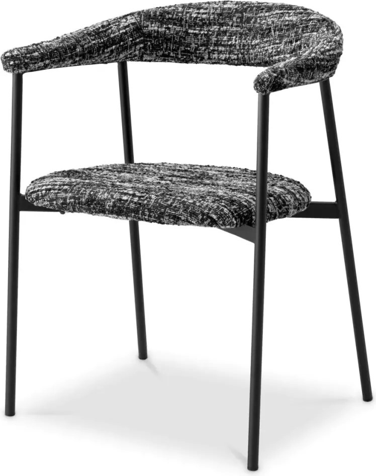 Set de 2 scaune design LUX Julio, Boucle sonata black