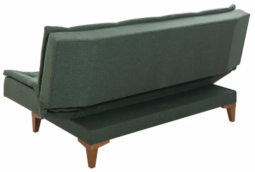 Canapea 3 Locuri, Lemn Solid, Santo, Verde