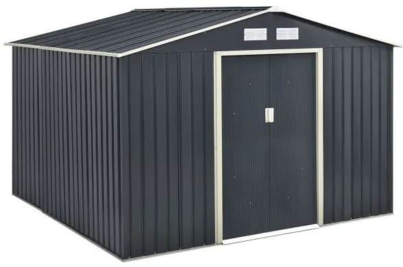 Jusky Casuta de gradina XXL 277×319×192 cm - antracit