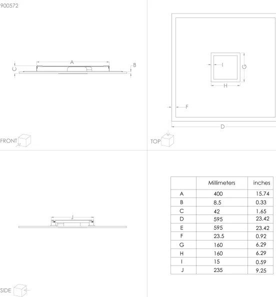 Eglo 900572 - Plafonieră LED RGBW reglabilă BORDONARA LED/36W/230V + telecomandă