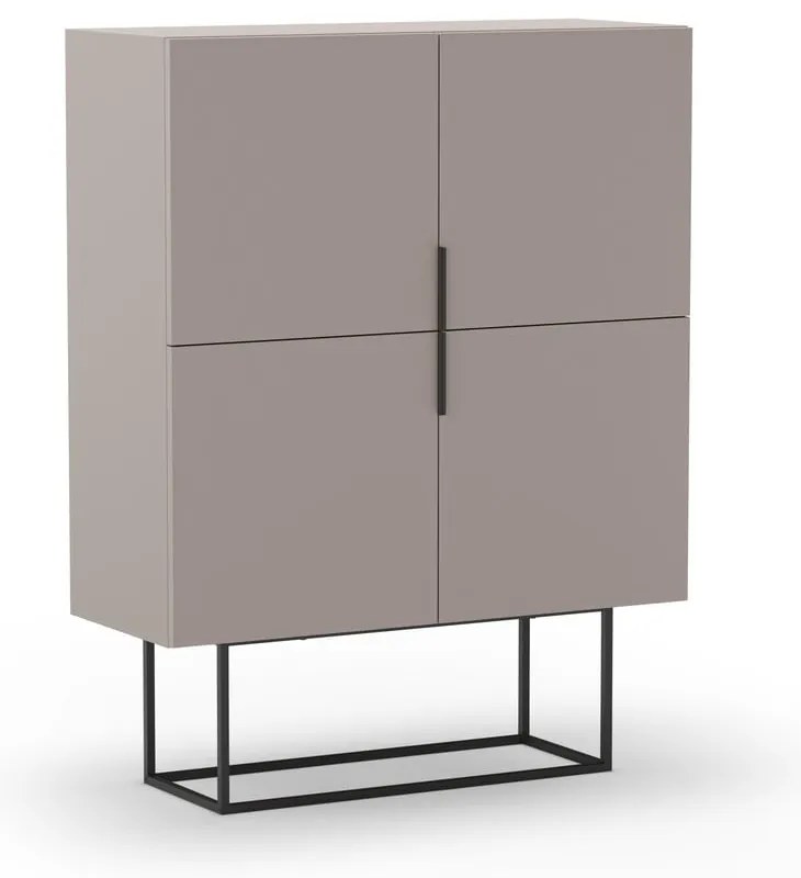 Dulap gri/bej 100x130 cm Titan – Marckeric