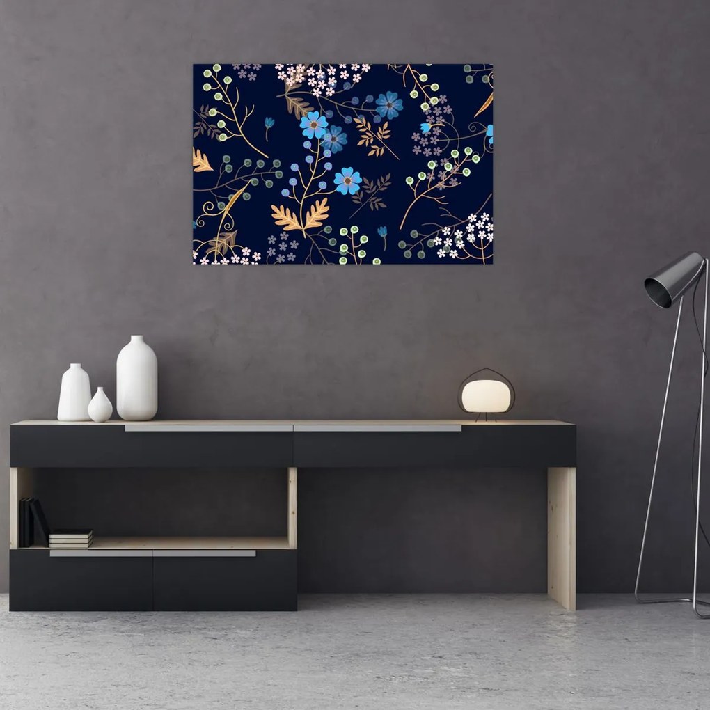 Tablou - Flori de toamnă (90x60 cm)