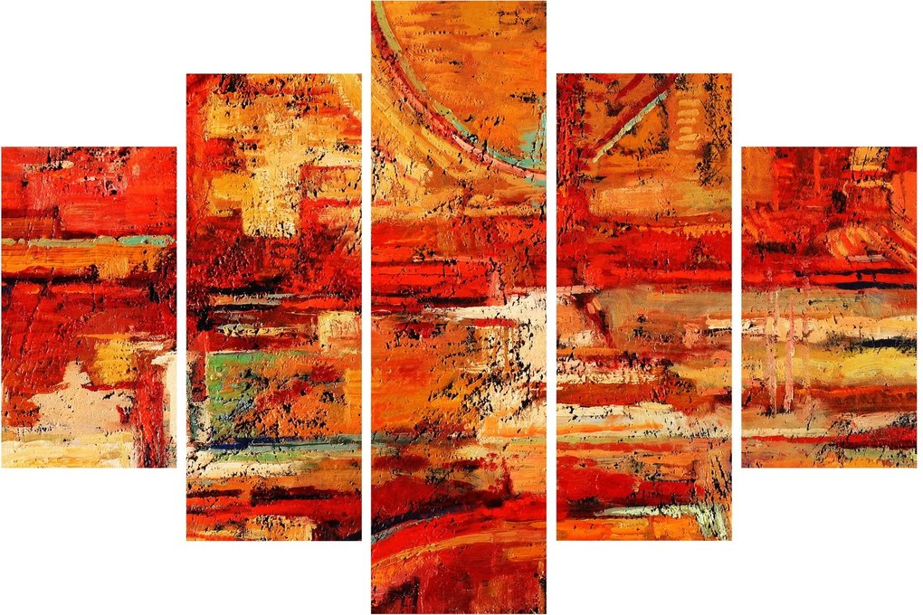 Tablou cu pictură pe pereți (150x105 cm)