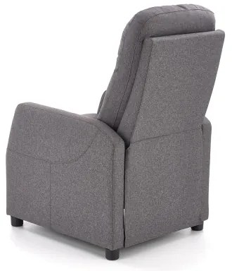 Fotoliu reglabil FELIPE, gri