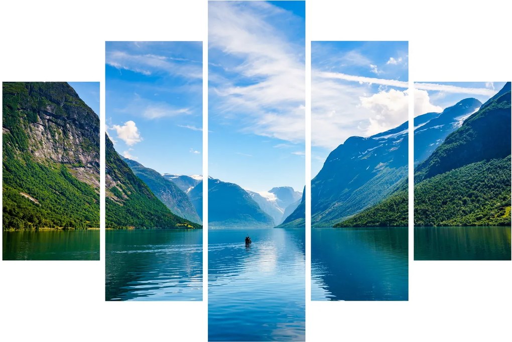 Tablou - Lacul Lovatnet (150x105 cm)