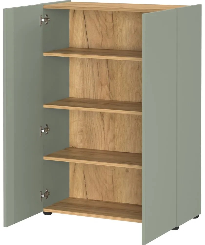 Set pentru hol verde deschis cu aspect de lemn de stejar 74x200x33 cm Alviano – Germania