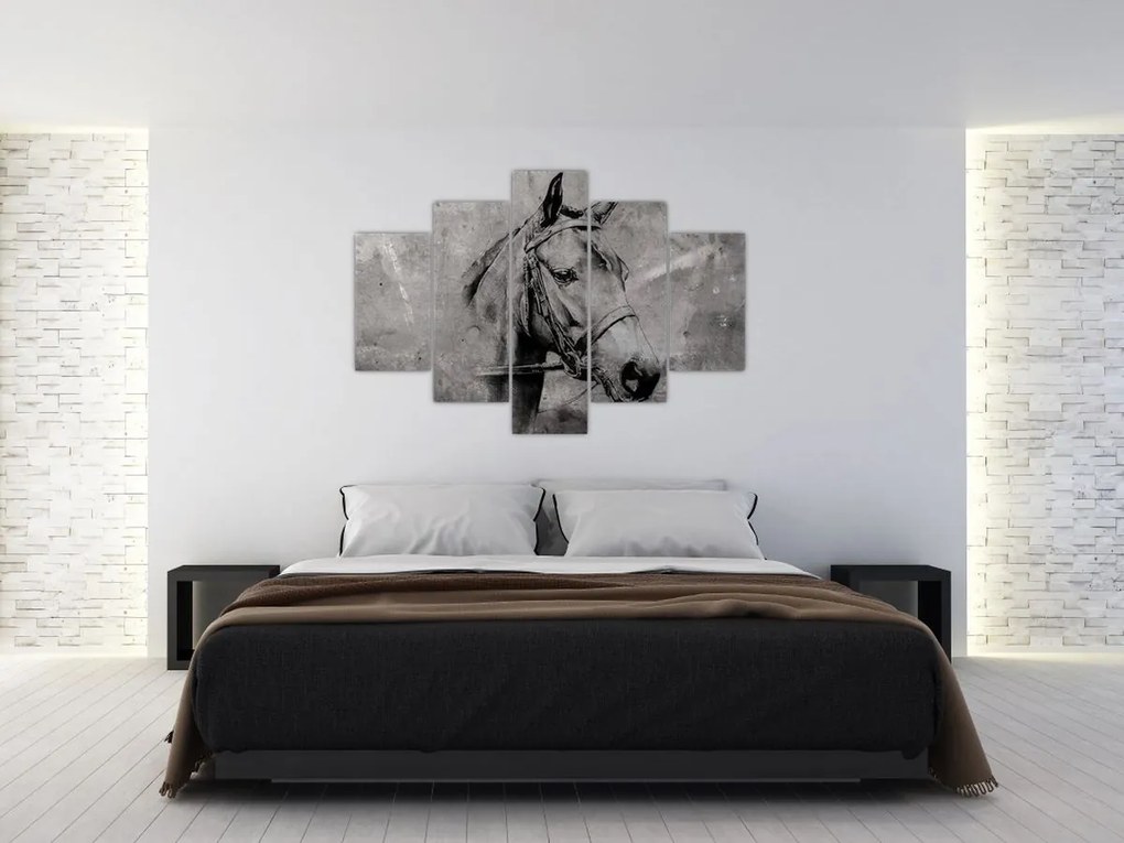 Tablou - Portret de cal (150x105 cm)