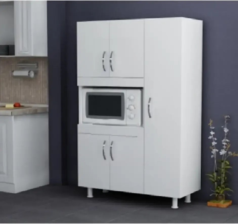 Dulap bucatarie alb cu  5 usi, SD001