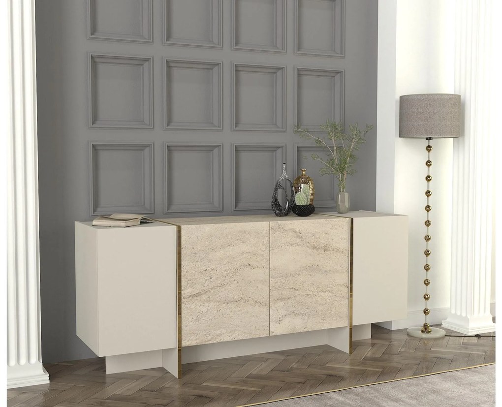 Dulap Veya 4 (Travertin + Nisipiu) . Promo -23%. 1102633