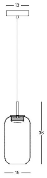 Pendul LED design decorativ Chloe I auriu