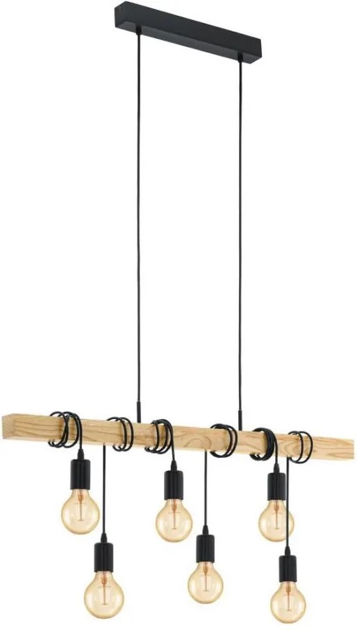 Lustră LED pe cablu TOWNSHEND 6xE27/4,3W/230V Eglo 78937