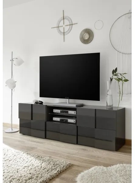 Comodă TV SERIAN antracit