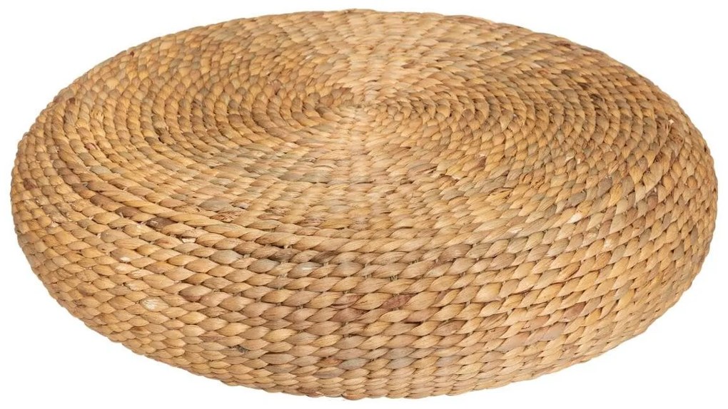 Puf otoman țesut, diametru 55 cm