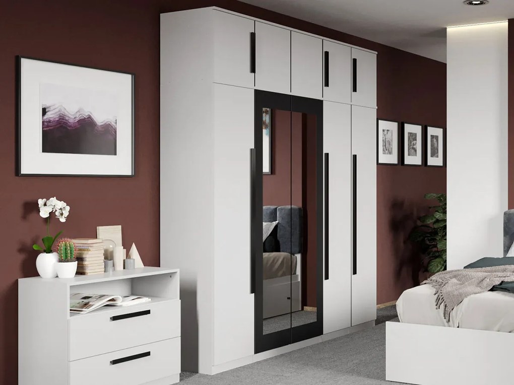Set mobila dormitor complet Alb Nude C13