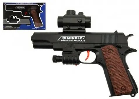 Pistol, pentru bile de apă din plastic 20 cm în cutie