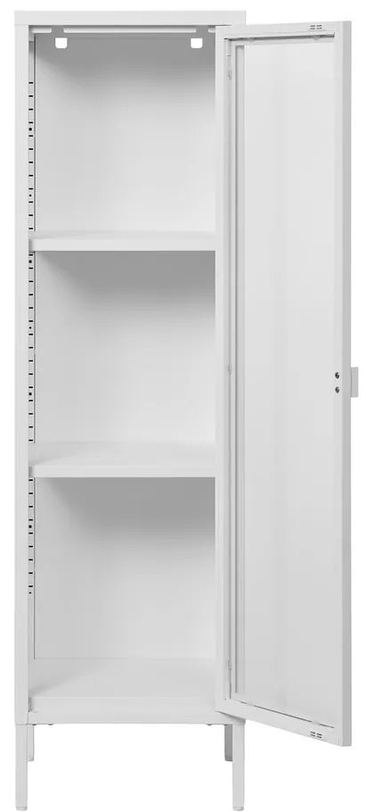 Vitrină albă din metal 40x140 cm Brisbane – House Nordic
