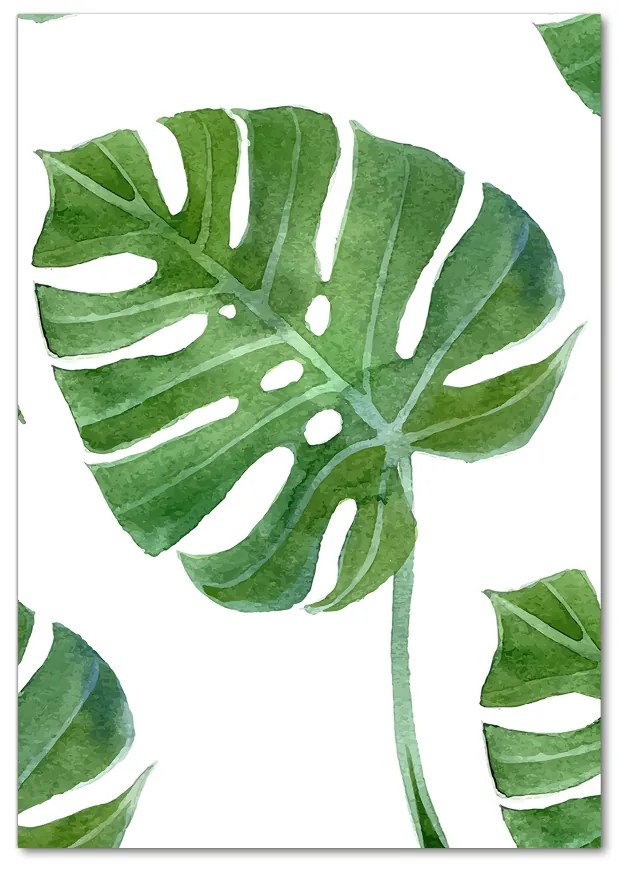 Tablou din Sticlă Monstera