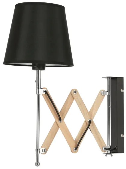 Aplica de perete MITO 1xE27 / 40W / 230V negru