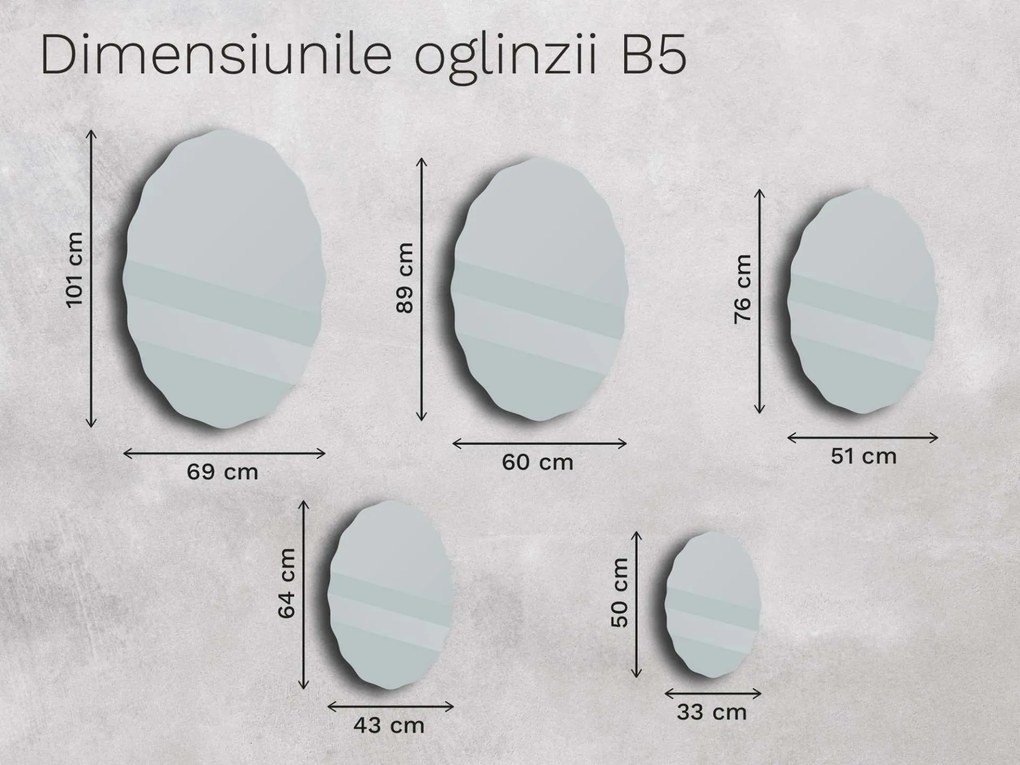 Oglindă Base B5 33×50
