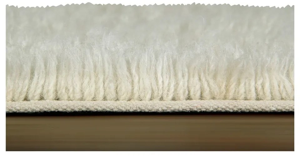 Covor crem lavabil/țesut manual din lână 80x140 cm Berber Soul – Lorena Canals
