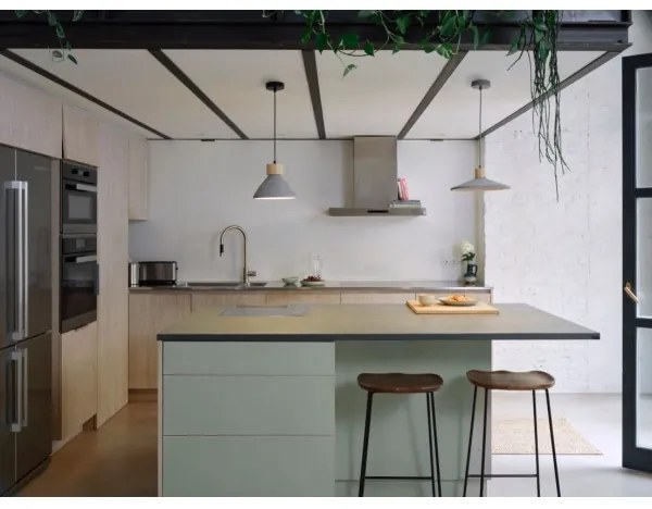 Lustră pe cablu Ledvance DECOR CONCRETE 1xE27/15W/230V d. 32 cm gri ciment